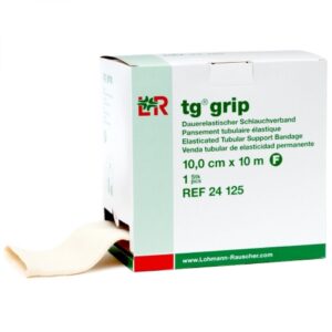 Elastic Tubular Support Bandage tg grip 4 Inch X 11 Yard X-Large Elbow / Ankle / Large Leg / Knee / Medium Thigh Pull On Tan NonSterile Size F Standard Compression