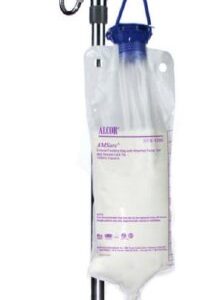 Enteral Feeding Pump Bag Set with ENFit Connector AMSure 500 mL Polyvinyl NonSterile ENFit Connector