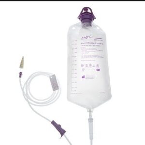 Gravity Feeding Bag Set with ENFit Connector AMSure 1200 mL