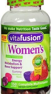 Multivitamin Supplement Vitafusion Vitamin A / Ascorbic Acid / Vitamin D / Vitamin E 2,500 IU – 30mg – 800 IU – 15 IU Strength Gummy 150 per Bottle Mixed Berry Flavor