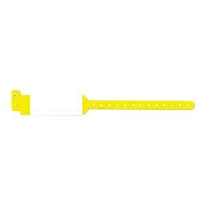 Identification Wristband with Shield Conf-ID-ent Write On Band Permanent Snap Without Legend