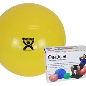 Inflatable Exercise Ball CanDo Yellow
