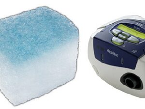 CPAP Filter S8 Series Foam Disposable 2 per Pack Blue / White No Tab
