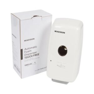Hand Hygiene Dispenser McKesson White Plastic Touch Free 1000 mL Wall Mount