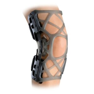 Knee Brace OA Reaction Web Left Medial / Right Lateral X-Small Hook and Loop Strap Closure 13 to 15-1/2 Inch Thigh Circumference Left or Right Knee