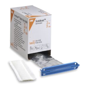 Padded Splint Roll 3M Scotchcast Quick Step Double Sided Felt 2 Inch X 15 Foot Felt / Fiberglass White
