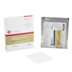 Silver Alginate Dressing CalciCare 4 X 4-3/4 Inch Rectangle Sterile
