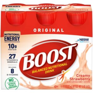 Oral Supplement Boost Original Creamy Strawberry Flavor Liquid 8 oz. Bottle