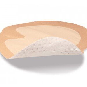 Super Absorbent Dressing Eclypse Adherent Sacral 6-1/2 X 7-1/2 Inch Sacral Sterile