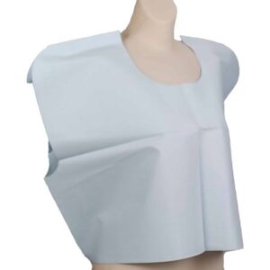 Exam Cape Tidi Blue X-Large Front / Back Opening Without Closure Unisex