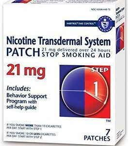 Stop Smoking Aid Habitrol 21 mg Strength Transdermal Patch