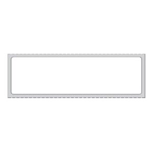 Blank Label pdc Thermal Label White Paper 1 X 3-1/2 Inch