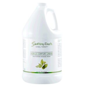 Massage Treatment Soothing Touch 1 gal. Pump Bottle Peppermint Scent Cream