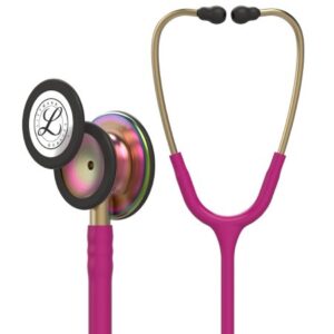 Clinician Stethoscope 3M Littmann Classic III Raspberry 1-Tube 27 Inch Tube Convertible Chestpiece