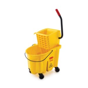 Mop Bucket with Wringer Rubbermaid 26 Quart Yellow