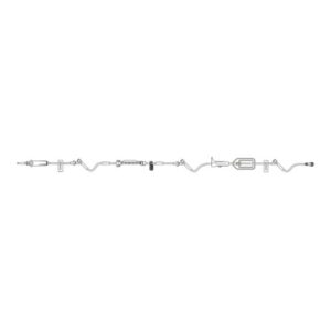 IV Pump Set Infusomat Space Pump 3 Ports 15 Drops / mL Drip Rate 0.2 Micron Filter 124 Inch Tubing Solution