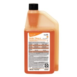 Floor Cleaner Diversey Stride Citrus SC Liquid Concentrate 32 oz. Bottle Citrus Scent Manual Pour