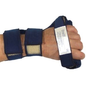 Contracture Hand Splint ComfySplints C-Grip Foam / Terry Cloth / Steel Left Hand Blue Medium