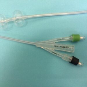 Foley Catheter TruCath Duo 2-Way Subsumed Tip 10 cc Proximal Balloon, 5 cc Distal Balloon 14 Fr. Silicone