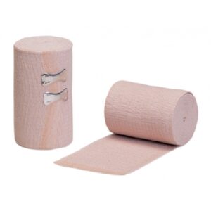 Elastic Bandage 3 Inch X 4-1/2 Yard Clip Detached Closure Tan NonSterile Standard Compression