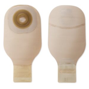 Ostomy Pouch Premier One-Piece System 12 Inch Length Soft Convex, Pre-Cut 1-3/4 Inch Stoma Drainable