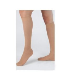Compression Stocking Health Support Knee High Size A / Regular Beige Closed Toe