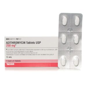 Azithromycin 250 mg Tablet 6 Tablets