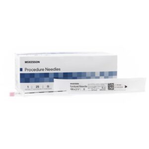 Epidural Needle McKesson Tuohy Style 18 Gauge 3-1/2 Inch Sterile