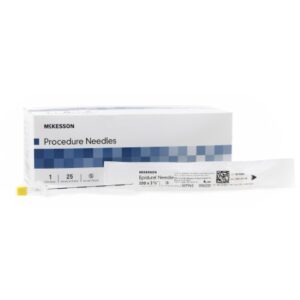 Epidural Needle McKesson Tuohy Style 20 Gauge 3-1/2 Inch Sterile