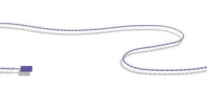 Absorbable Suture with Needle STRATAFIX Symmetric PDS Plus Triclosan Polydioxanone CT-1 1/2 Circle Taper Point Needle Size 1 Monofilament