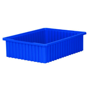 Storage Container Akro-Grid Blue Plastic 6 X 17-3/8 X 22-3/8 Inch