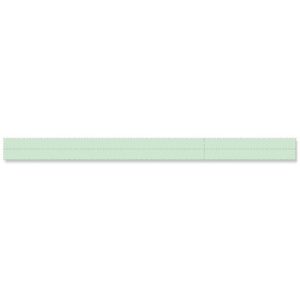 Blank Label / Write On SoftGuard ID Spine Insert Green Paper