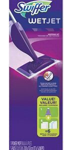 Wet Mop with Solution Reservoir Swiffer WetJet Purple / Silver Aluminum / Plastic NonSterile