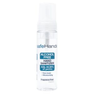 Alcohol-Free Hand Sanitizer safeHands 7 oz. BZK (Benzalkonium Chloride) Foaming Pump Bottle