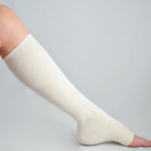 Elastic Tubular Support Bandage tg shape 13.7 to 15.2 Inch Circumference Full Leg Pull On Natural NonSterile Medium Standard Compression