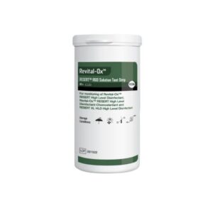 Hydrogen Peroxide Concentration Indicator Revital-Ox RESERT R60 Pad 60 Test Strips Bottle Single Use
