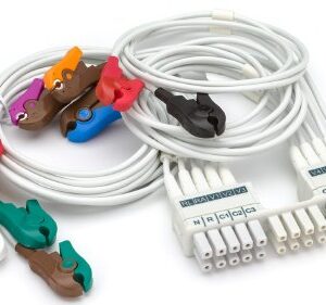 Lead Wire Set Short, 10 Wire, With AHA Clip