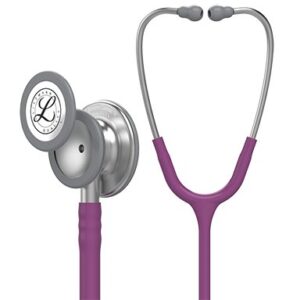 Clinician Stethoscope 3M Littmann Classic III Purple 1-Tube 27 Inch Tube Convertible Chestpiece