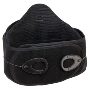 Back Brace Ossur OAM Rigid Lumbar Medium, Slim Hook and Loop Closure 34 to 38 Inch Waist Circumference Adult