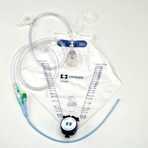 Indwelling Catheter Tray Dover Foley 14 Fr. 5 cc Balloon Silicone