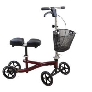 Knee Scooter Roscoe 350 lbs. Weight Capacity Burgundy Red
