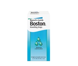 Contact Lens Solution Boston Rewetting Drops 0.33 oz. Solution