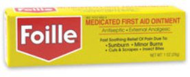 Topical Pain Relief Foille 5% – 1% Strength Benzocaine / Chloroxylenol Ointment 1 oz.
