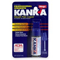 Oral Pain Relief Kanka 20% Strength Benzocaine Liquid 0.33 oz.