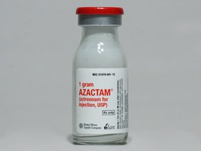 Azactam Aztreonam 1 Gram / 15 mL Intravenous Injection 15 mL