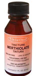 Antiseptic BZK (Benzalkonium Chloride) Tincture Merthiolate Topical Liquid 1 oz. Spray Bottle