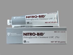 Nitro-Bid Nitroglycerin 2% Ointment 60 Gram