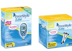 Blood Glucose Control Solution FreeStyle Lite 2 X 4 mL Normal Level