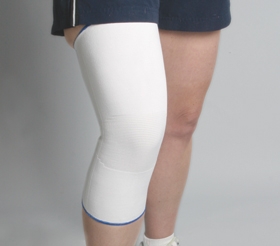 Knee Support AliMed Large Without Fastening 18 to 19-1/4 Inch Thigh Circumference / 13-1/4 to 14-1/4 Inch Calf Circumference Left or Right Knee
