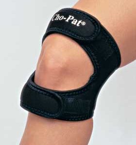 Patellar Knee Strap Cho-Pat Dual Action Large Hook and Loop Strap Closure 16 to 18 Inch Circumference Left or Right Knee